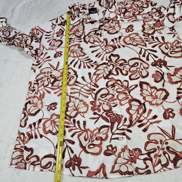 PERSONA By MARINA RINALDI Floral Print Women's Top. - Picture 14 of 14